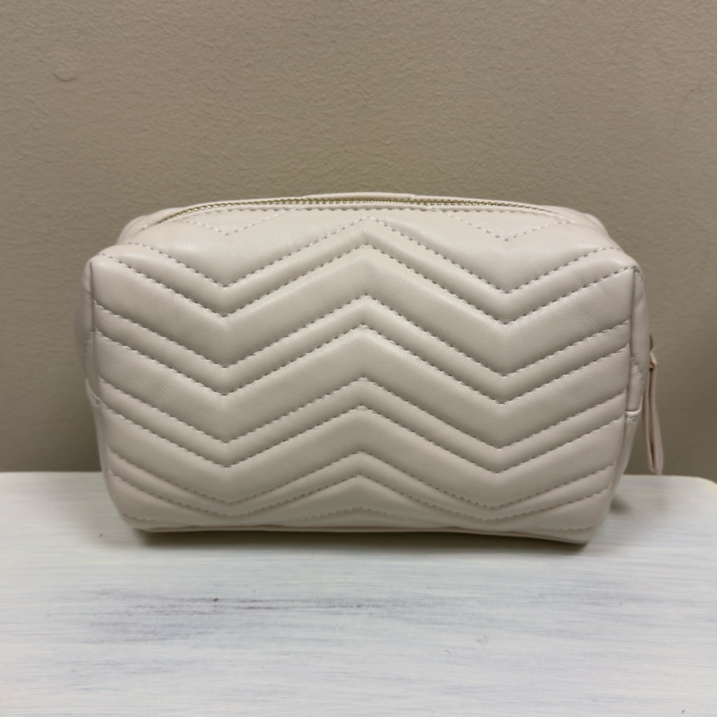Chevron Zip Close Travel Pouch