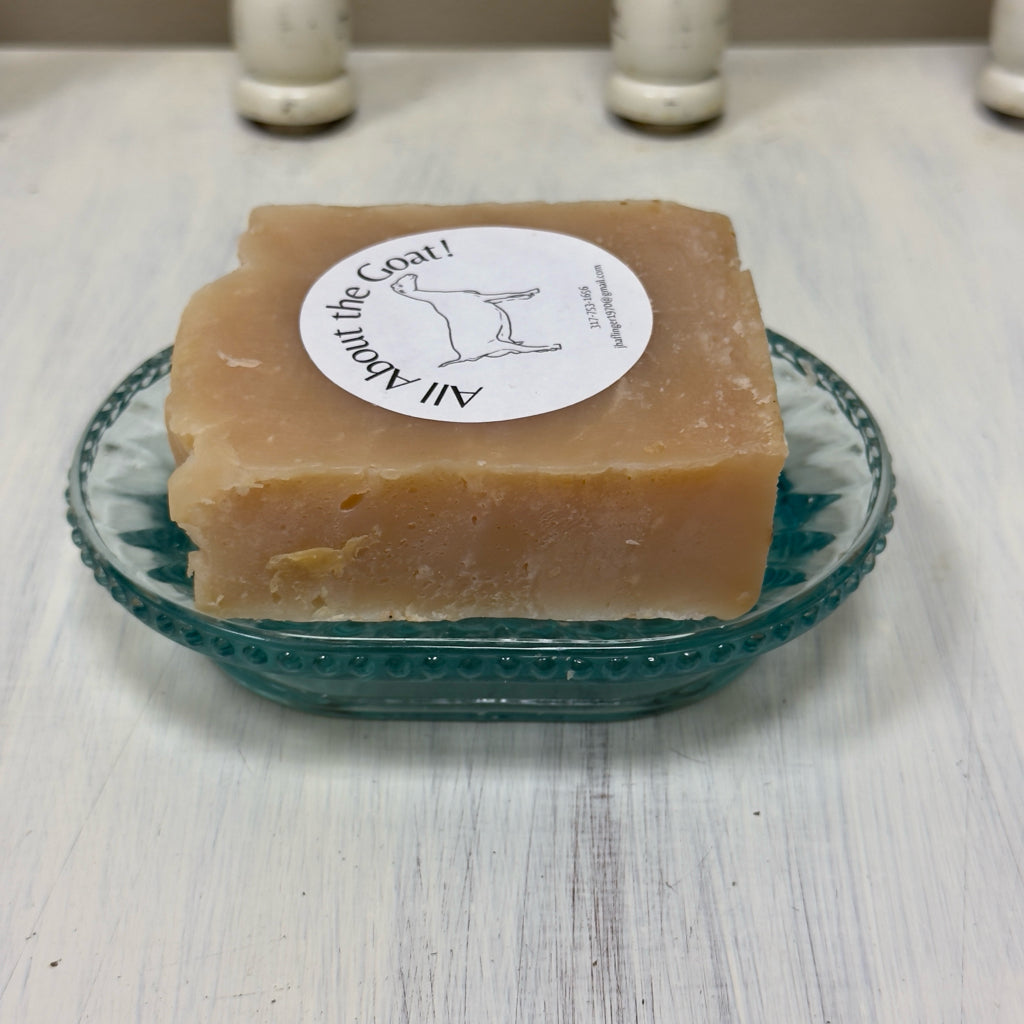Blue Glass Soap Dish