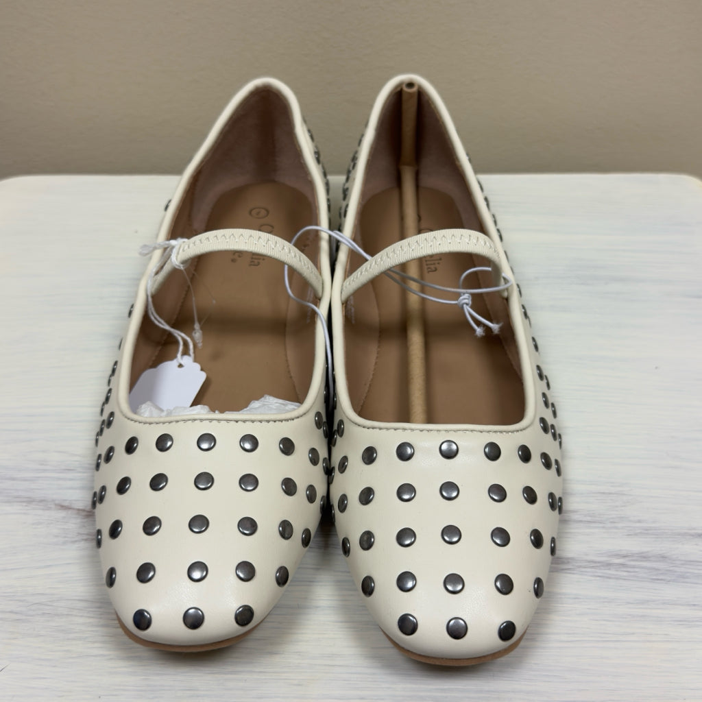 Ophelia Roe Studded Flats - Size 7