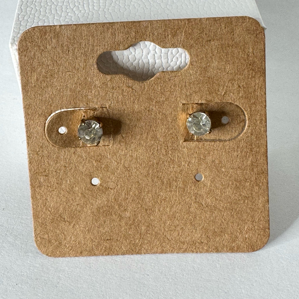 Rhinestone Stud Earrings