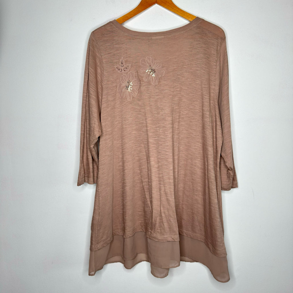 LOGO Lori Goldstein Tunic - Size 2X