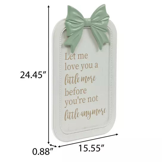 Love You A Little More Wood Wall Decor