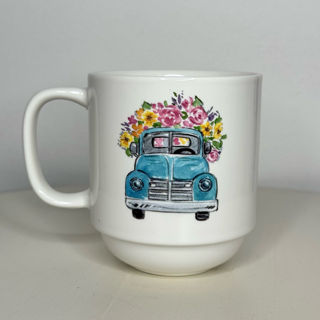 Vintage Truck w/Flowers in the Bed Mug