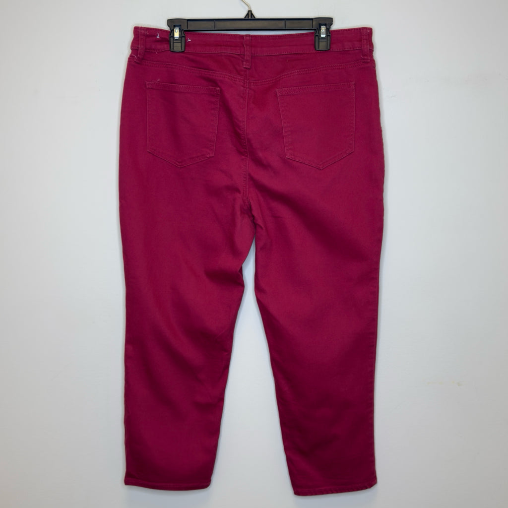 Chico's Slim Leg Crop Jeans - Size 14