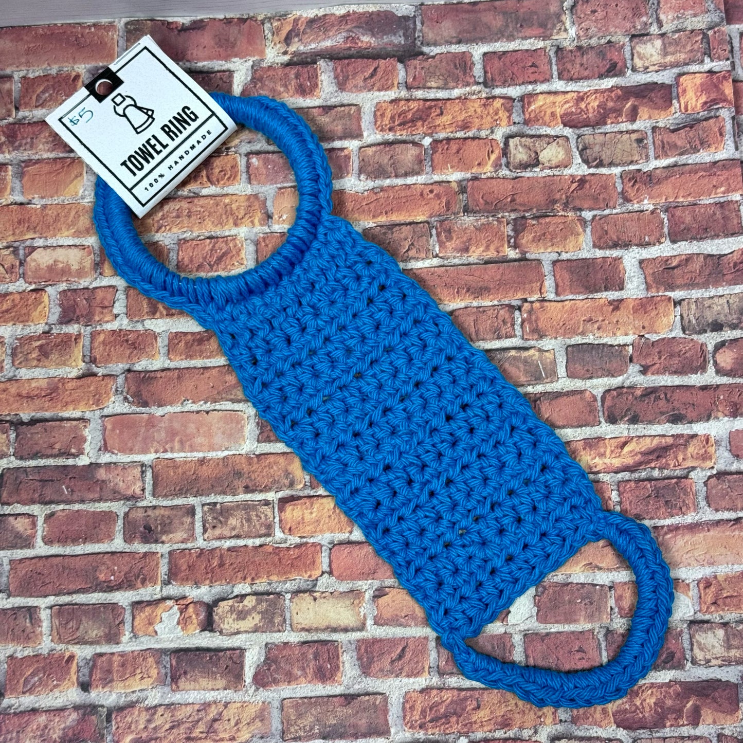 Handmade Towel Ring - Turquoise