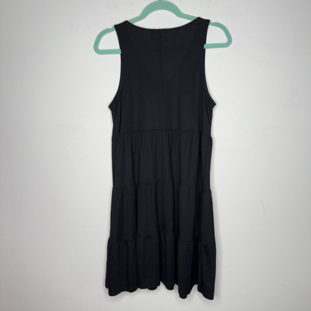 Dress Up Black Sleeveless Dress - Size Small
