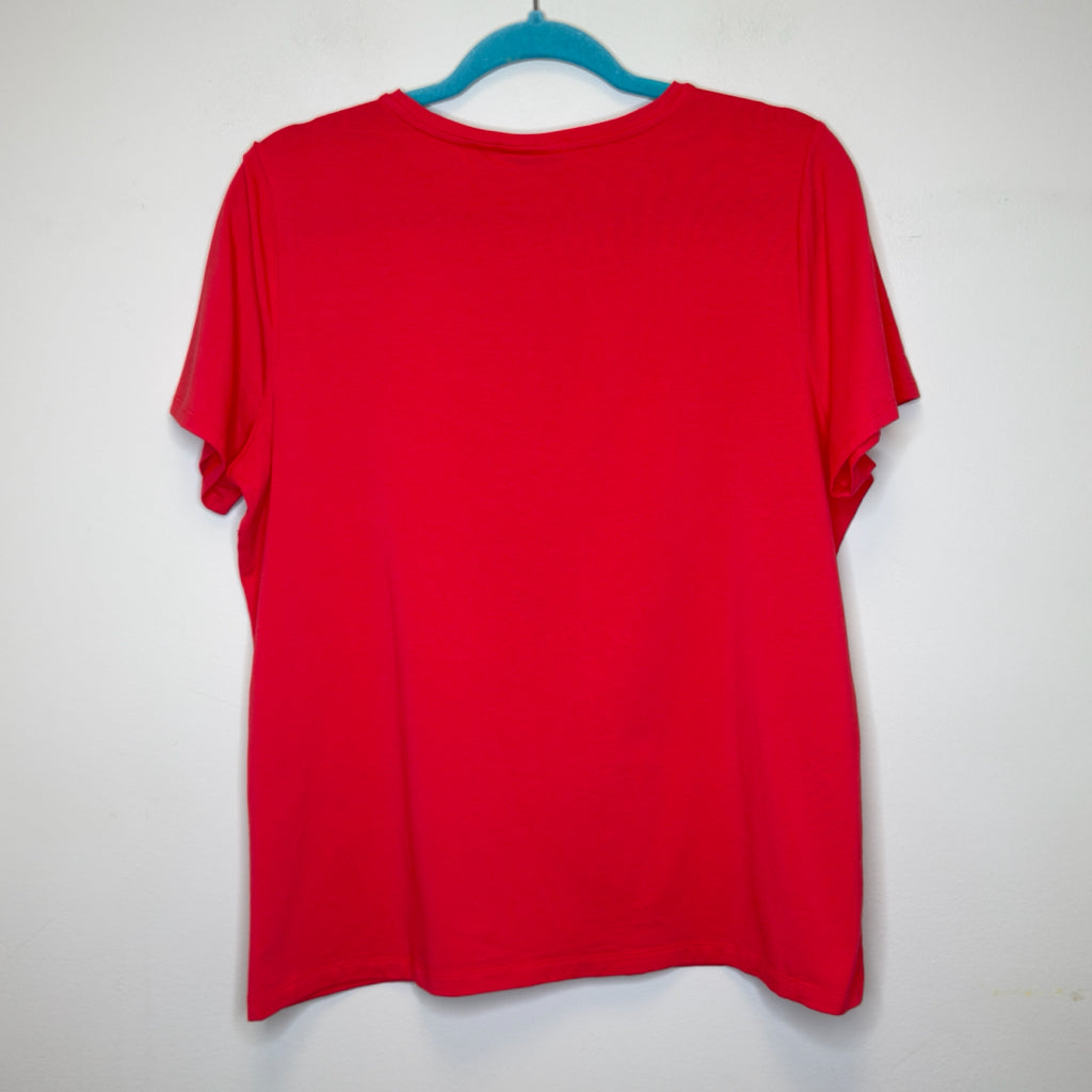 Chico's Eyelet Detail Top - Size Large