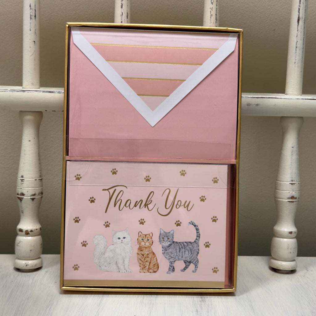 Thank You Card Set - Cats