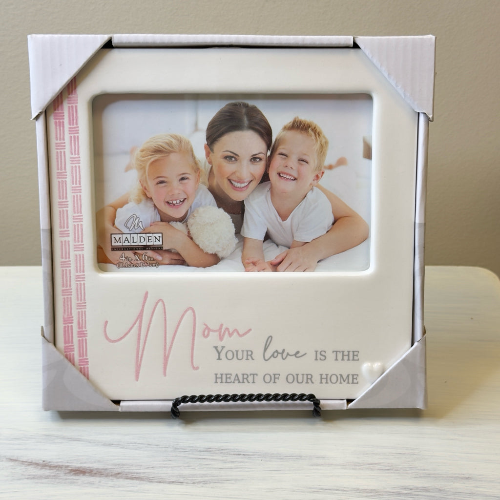 Mom Your Love is the Heart of our Home Picture Frame