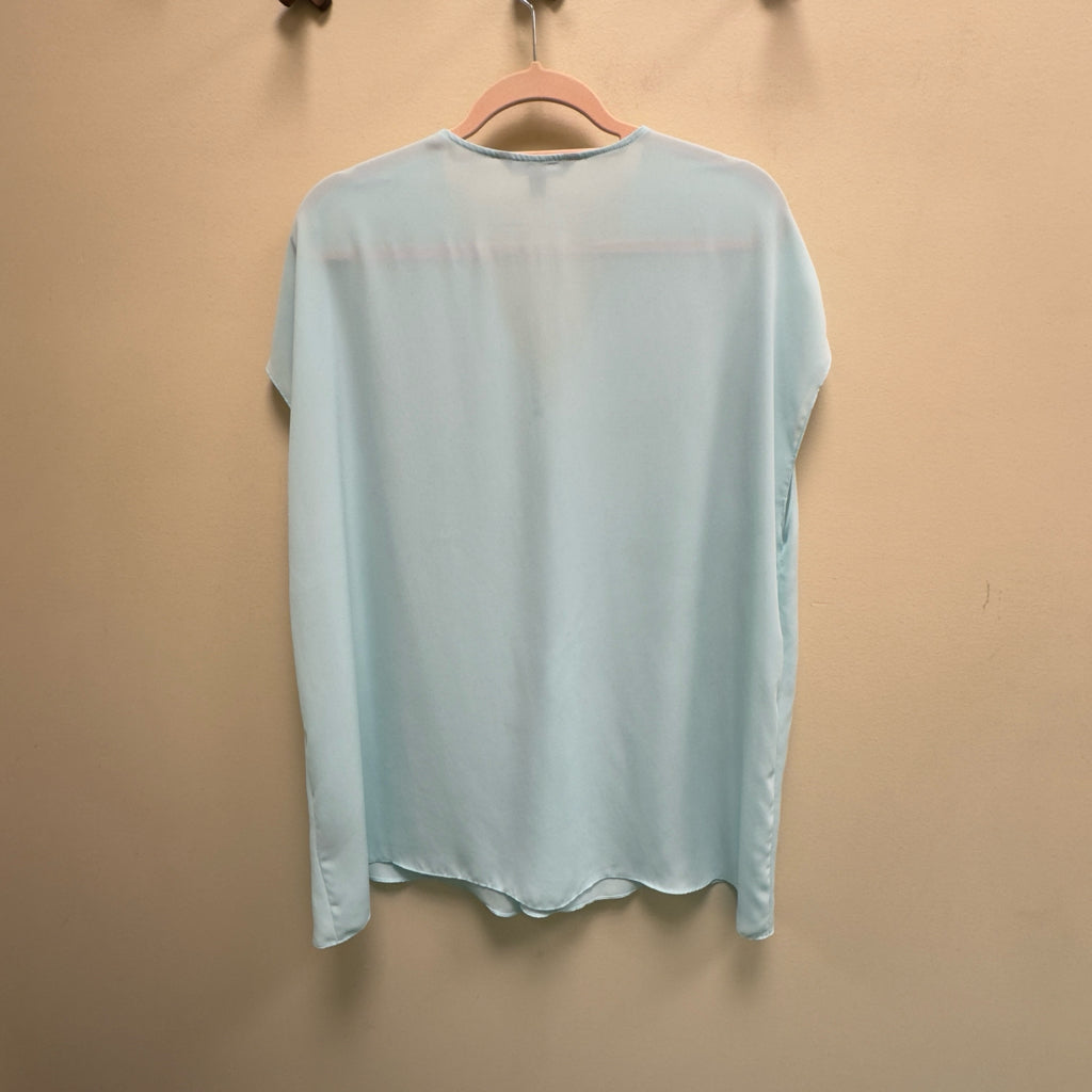 Lauren Ralph Lauren Sheer V-Neck Sleeveless Top - Size 2X