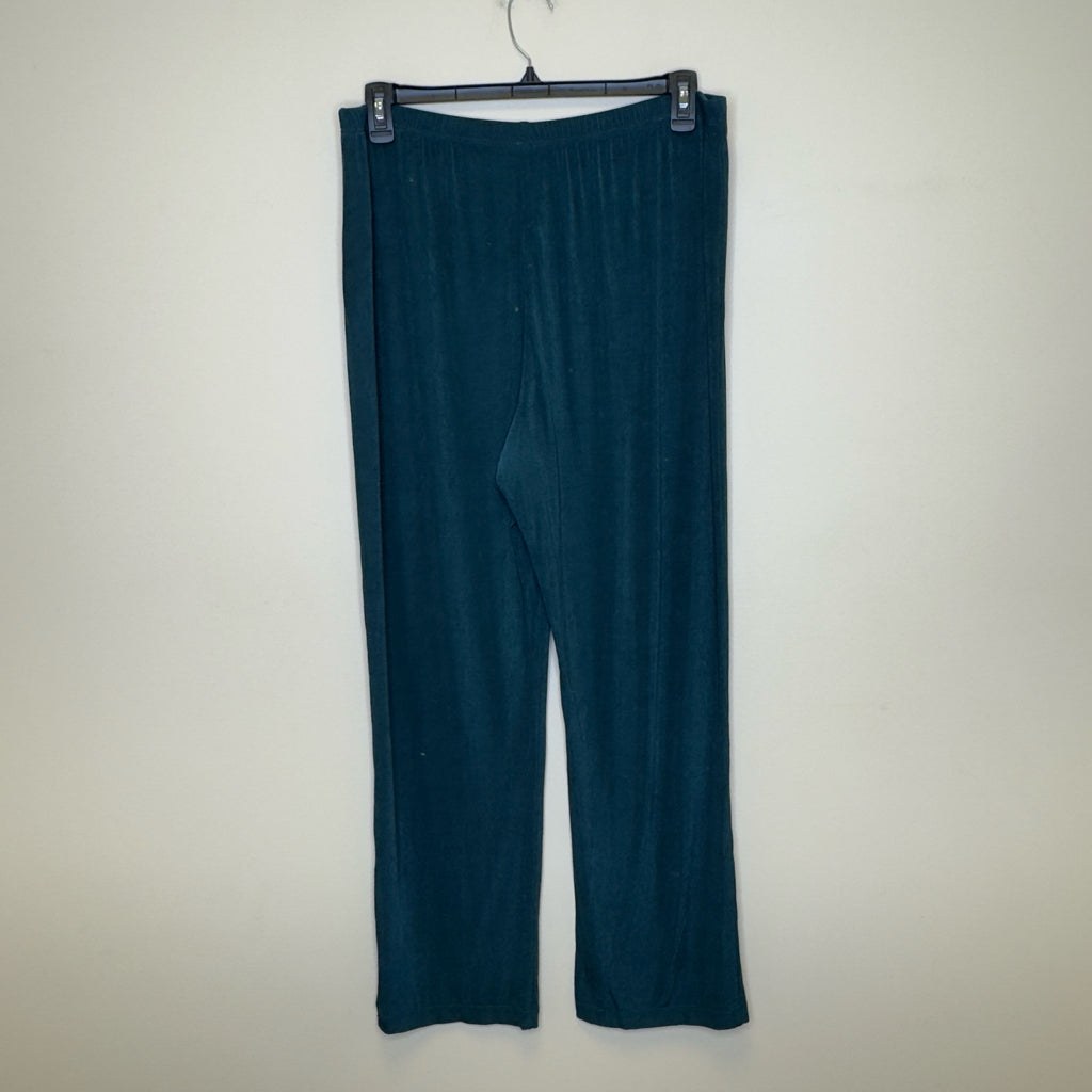 Chico’s Travelers Collection Crepe Pull-On Slinky Teal Pants - Size XL