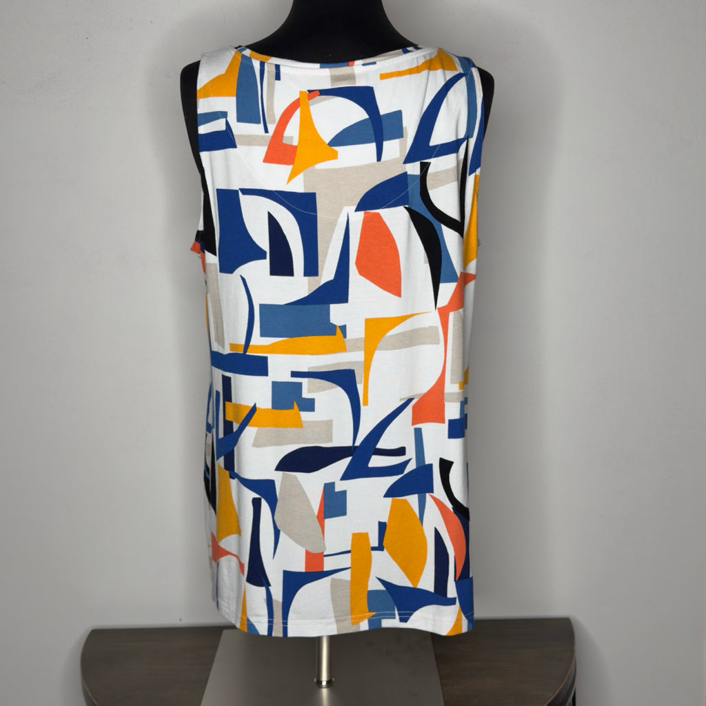 Chico's Geometric Print Tank Top - Size Large