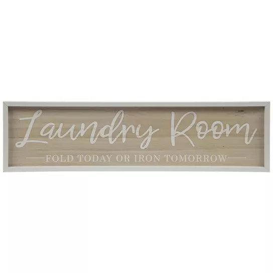 Laundry Room Wood Wall Decor