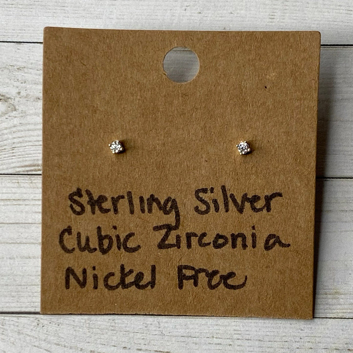 Sterling Silver Cubic Zirconia Earrings