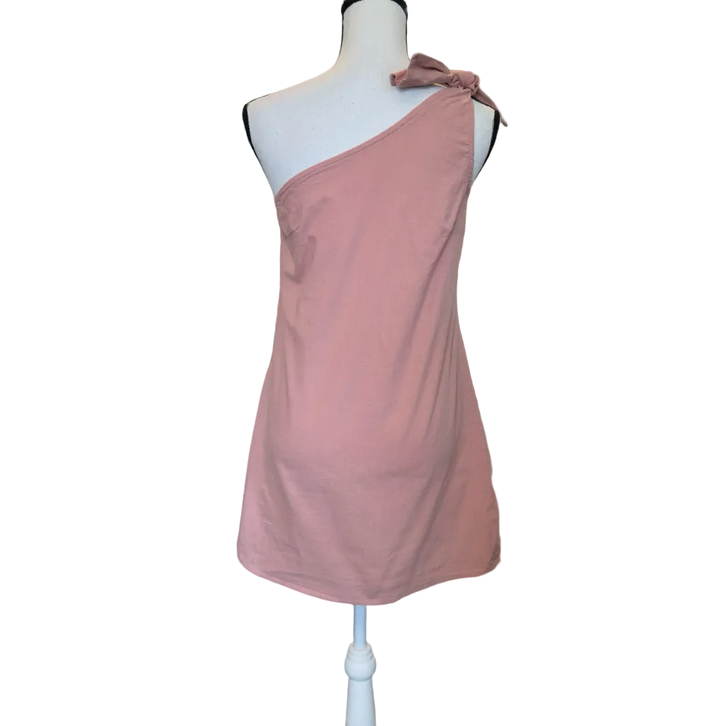 One Shoulder Mini Dress - Size Small