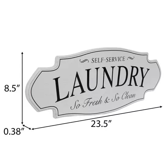 Laundry So Fresh & So Clean Wood Wall Decor