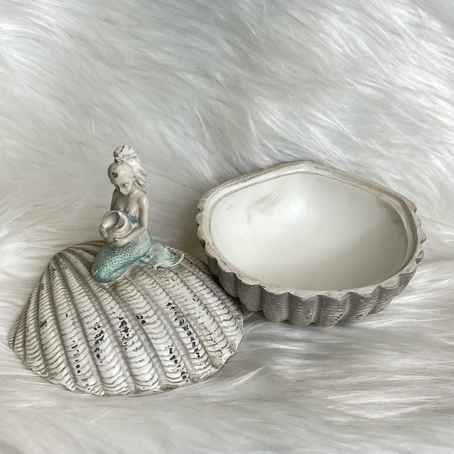 Mermaid Shell Trinket Box