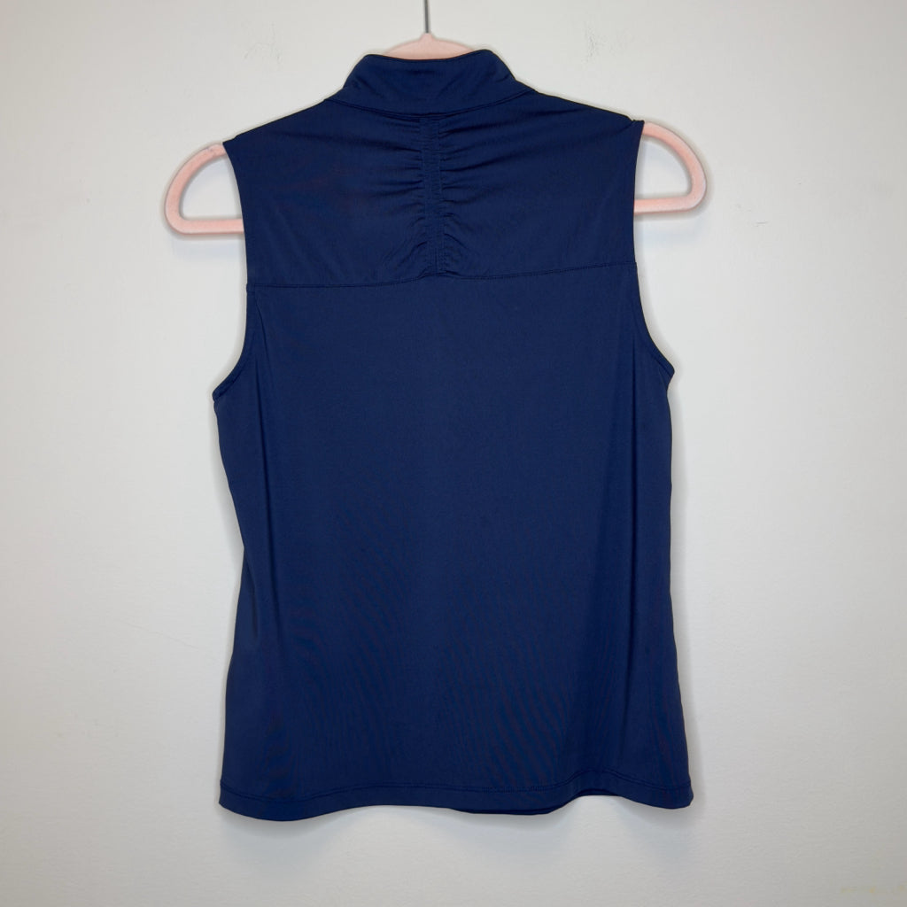 Tribal Sport Sleeveless 1/4 Zip Athletic Top - Size XS