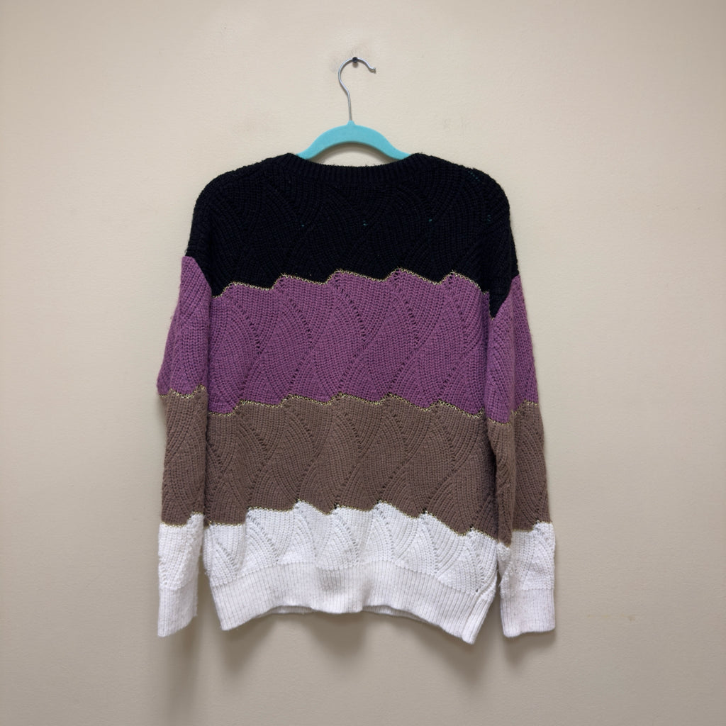 Color Block Sweater - Size Medium