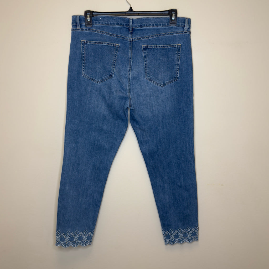 Loft Skinny Crop Jeans - Size 14