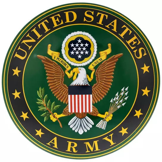 Army Dome Metal Sign