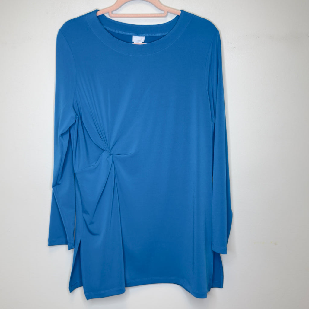 Chico's Long Sleeve Twist Tunic - Size Large