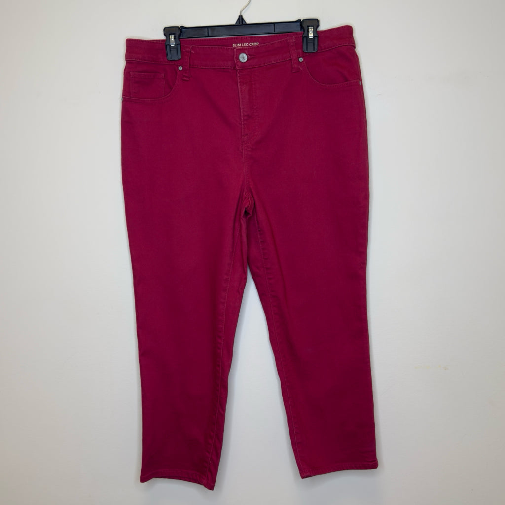 Chico's Slim Leg Crop Jeans - Size 14