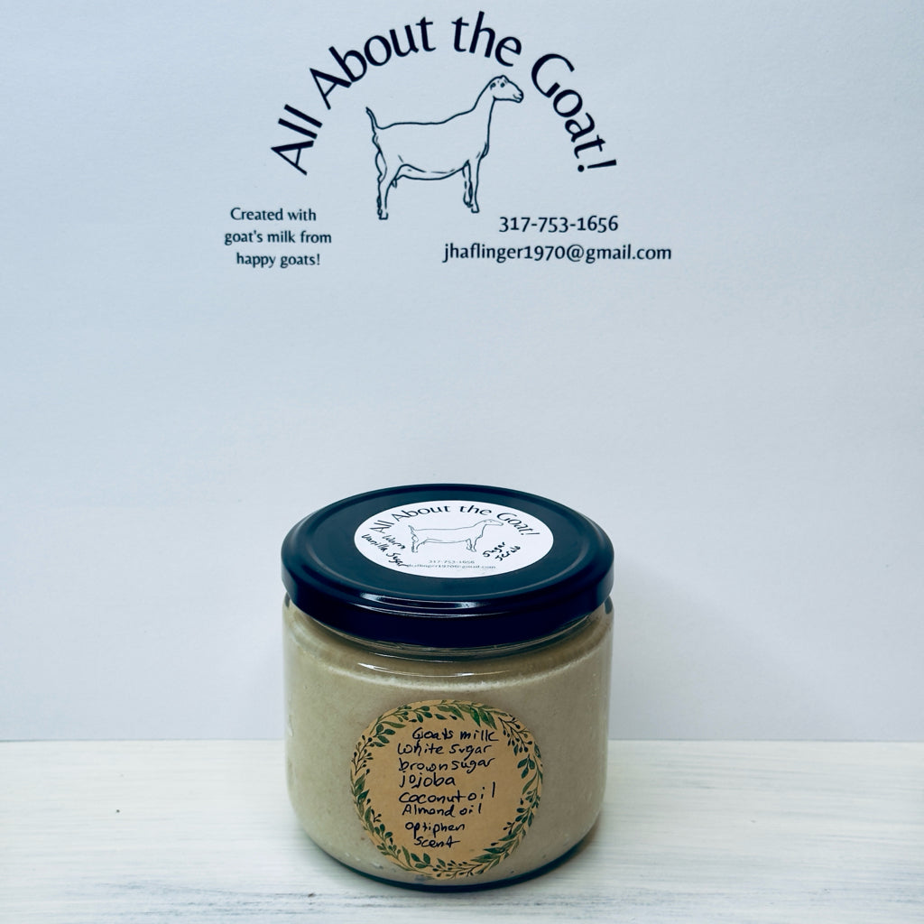 All About the Goat Sugar Scrub - Oatmeal & Honey