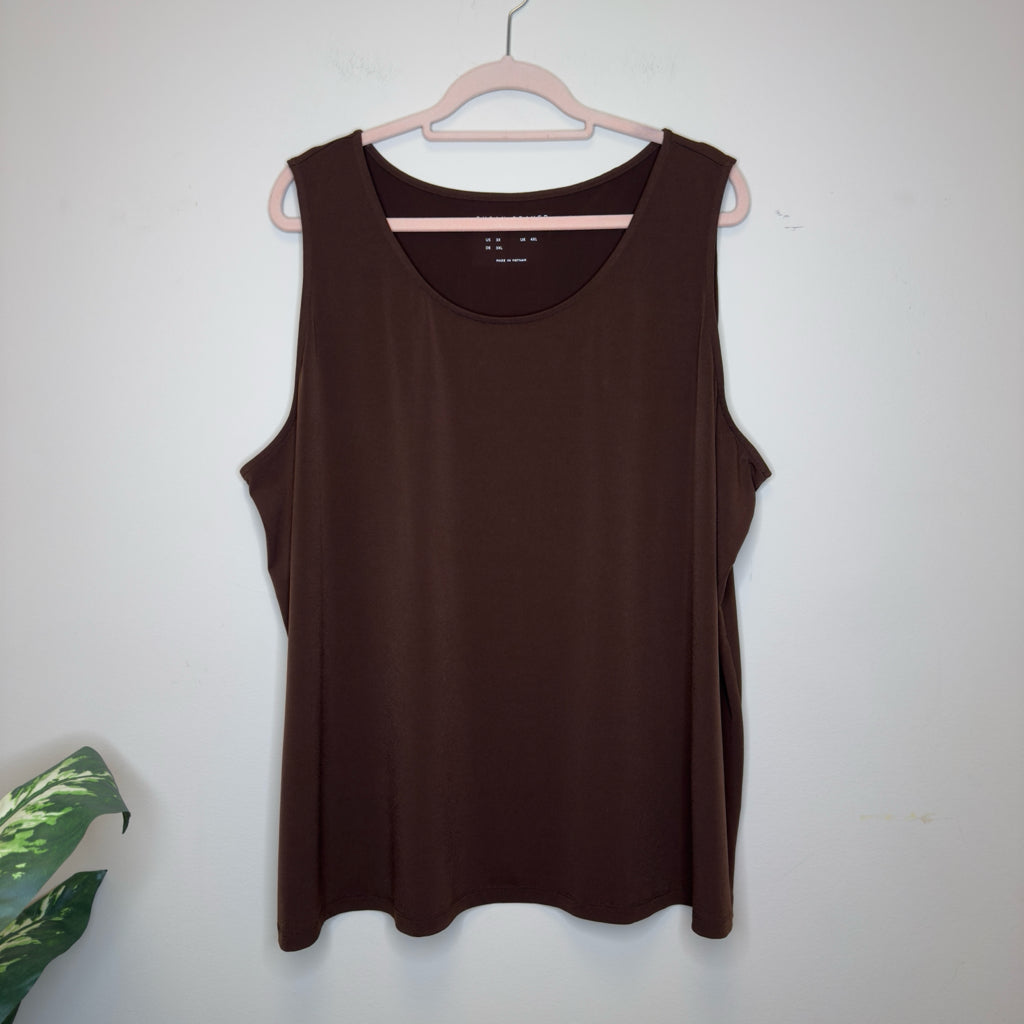 Susan Graver Modern Essentials Tank Top - Size 3X