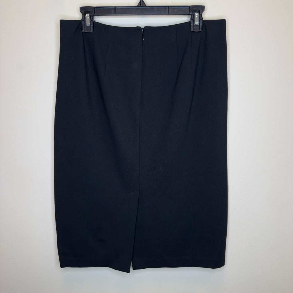Talbots Black & White Pencil Skirt - Size 8