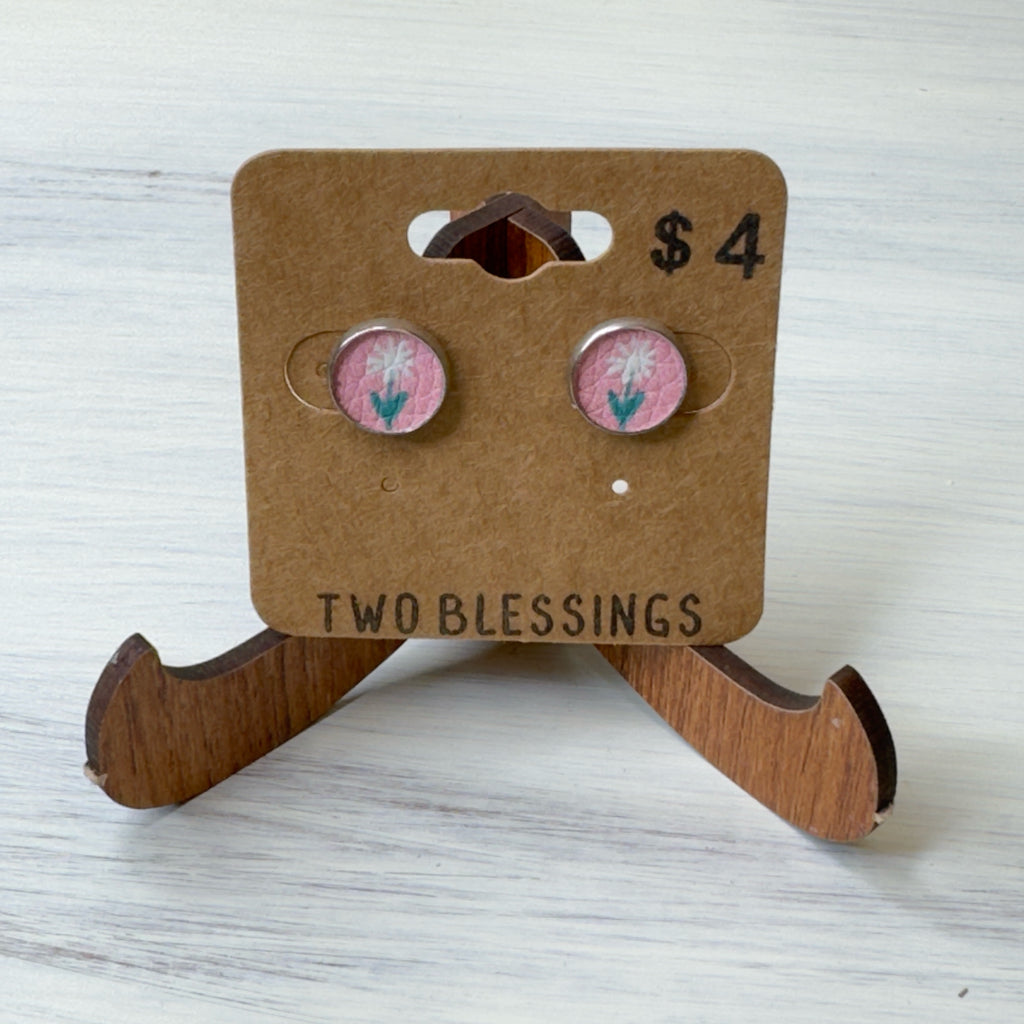 Two Blessings Earrings - Flower