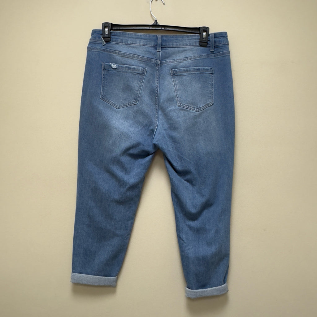 Time & True Cropped Jeans - Size 14