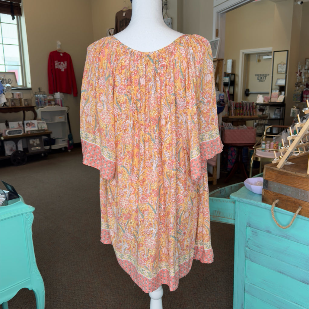 Cynthia Rowley Tie Neck Top - Size 1X