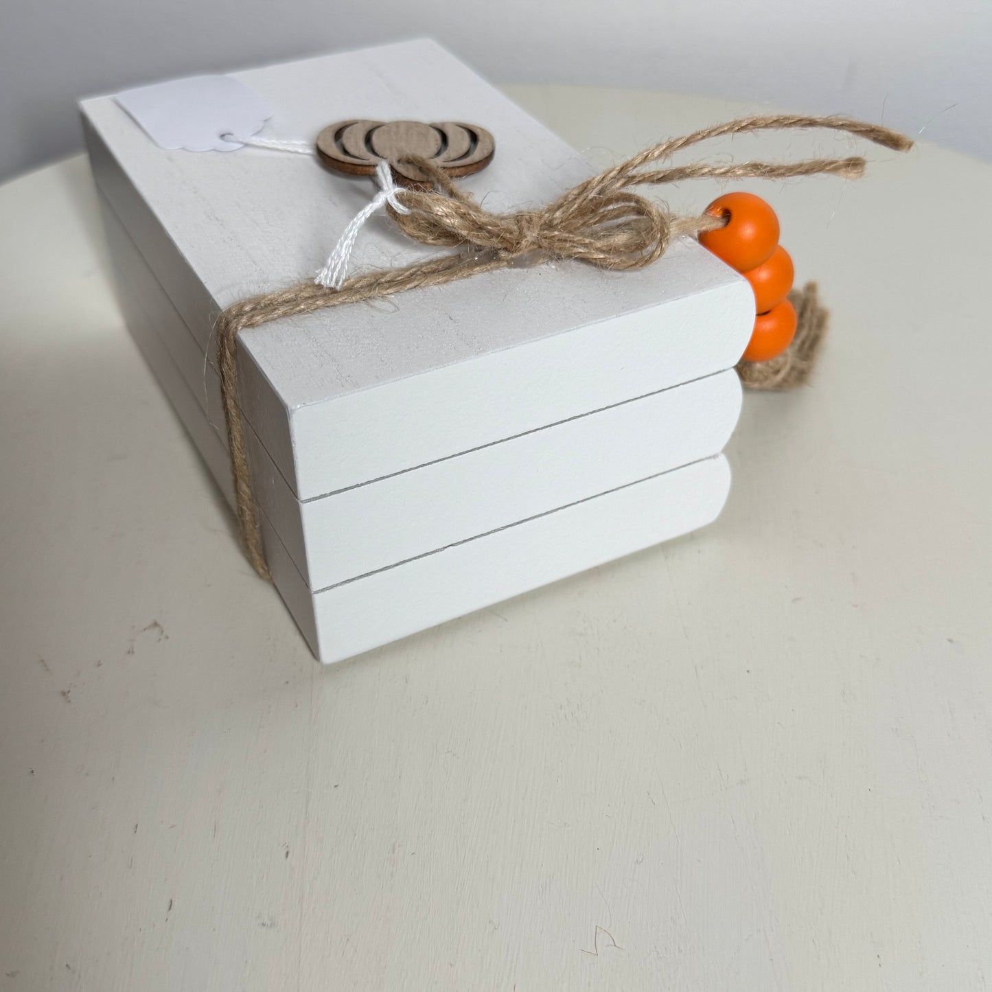 Pumpkin Everything Stacked Book Decor