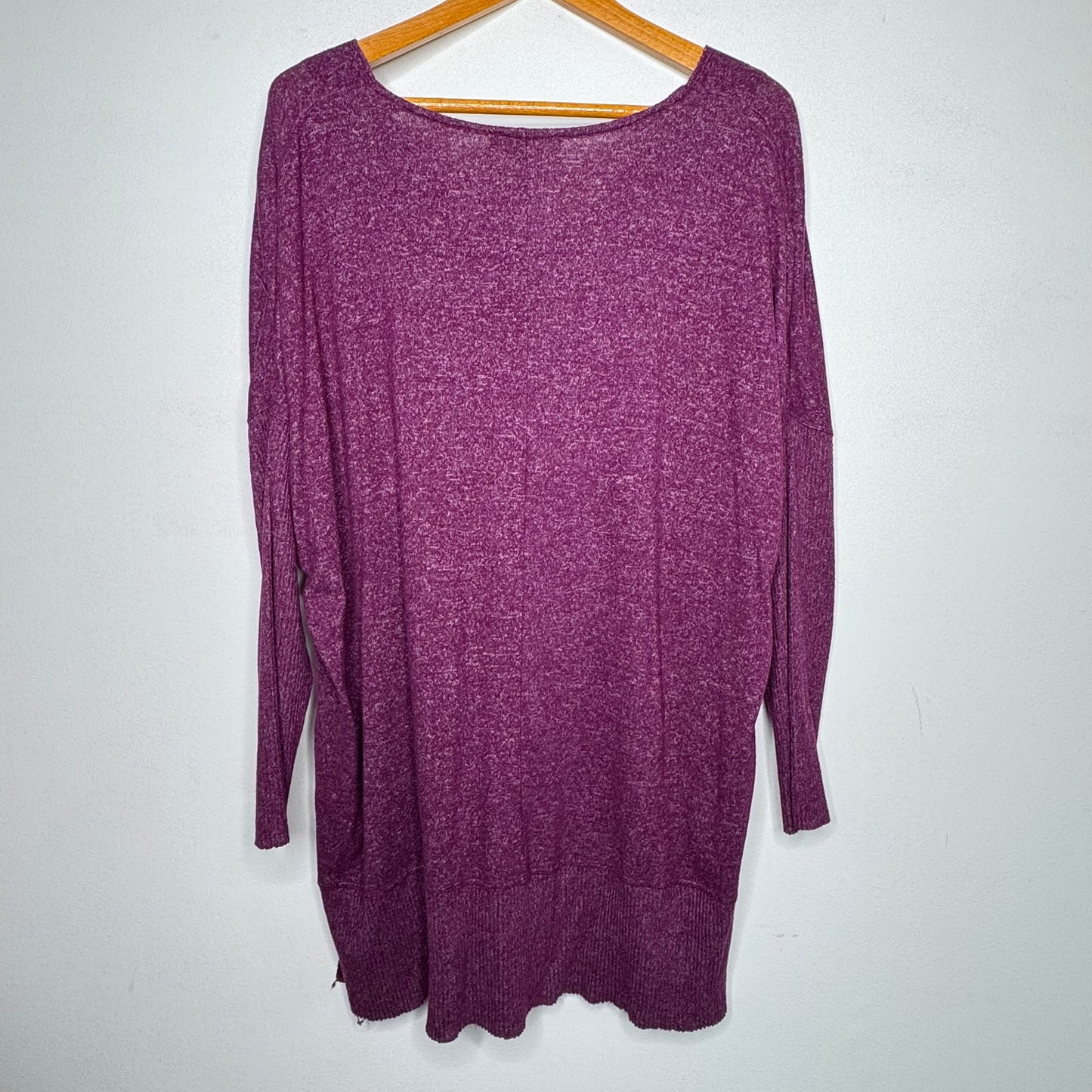 Philosophy V-Neck 3/4 Sleeve Top - Size 1X