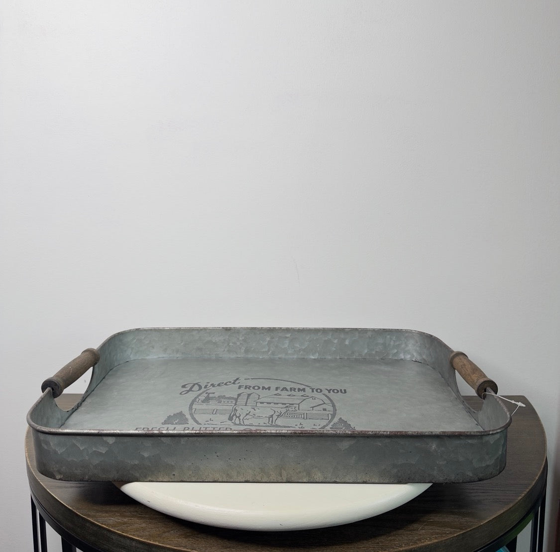 Direct From Farm To You Metal Tray - 19"