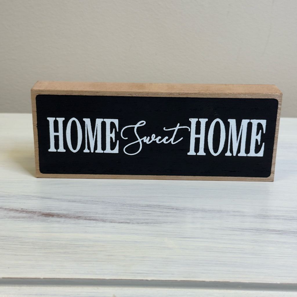Home Sweet Home Block Sign