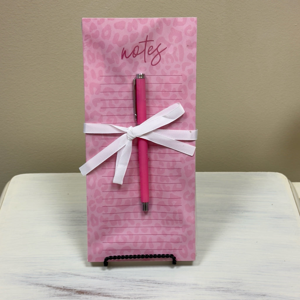Notes Note Pad w/Pen