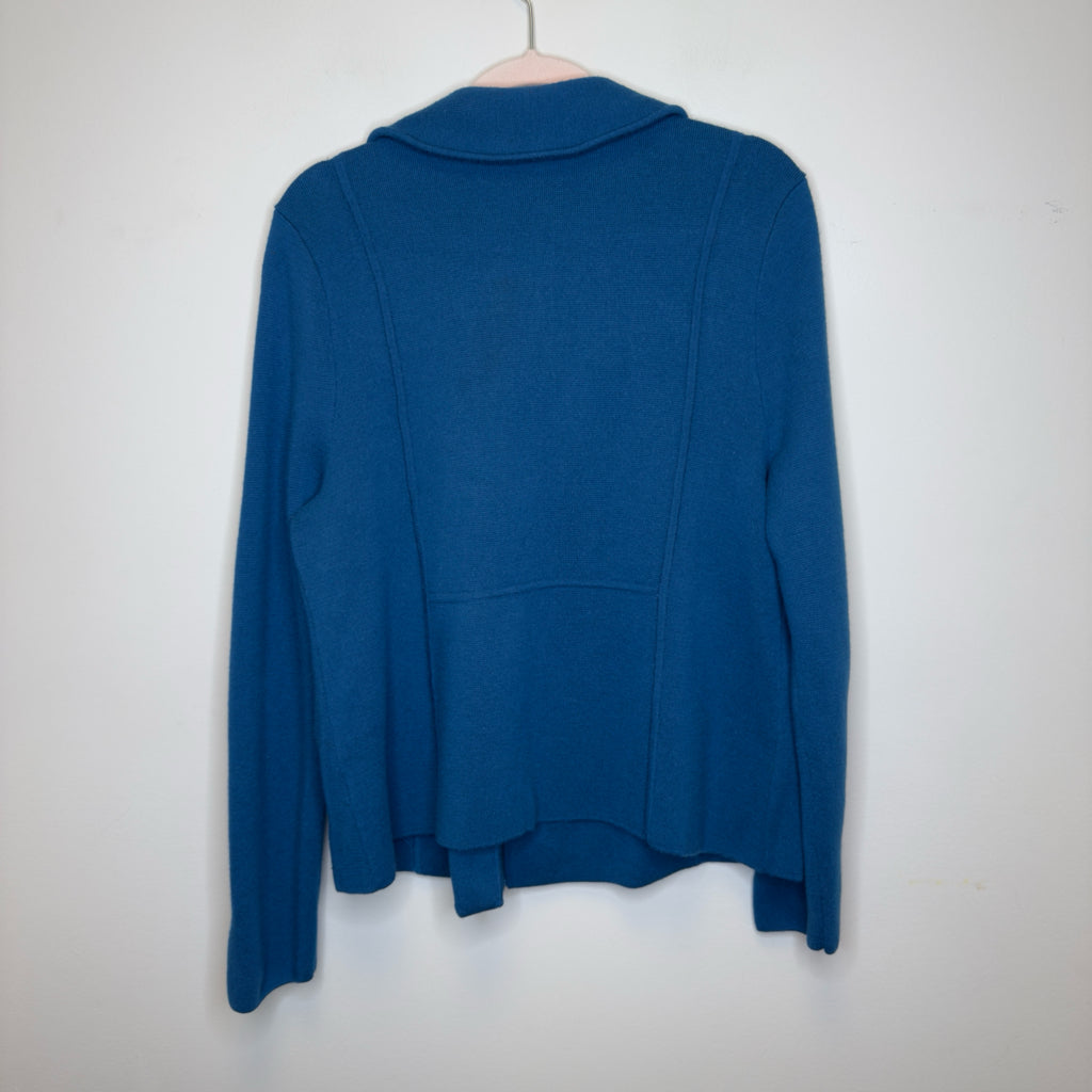 Talbots Pure Merino Wool Sweater Jacket - Size XL