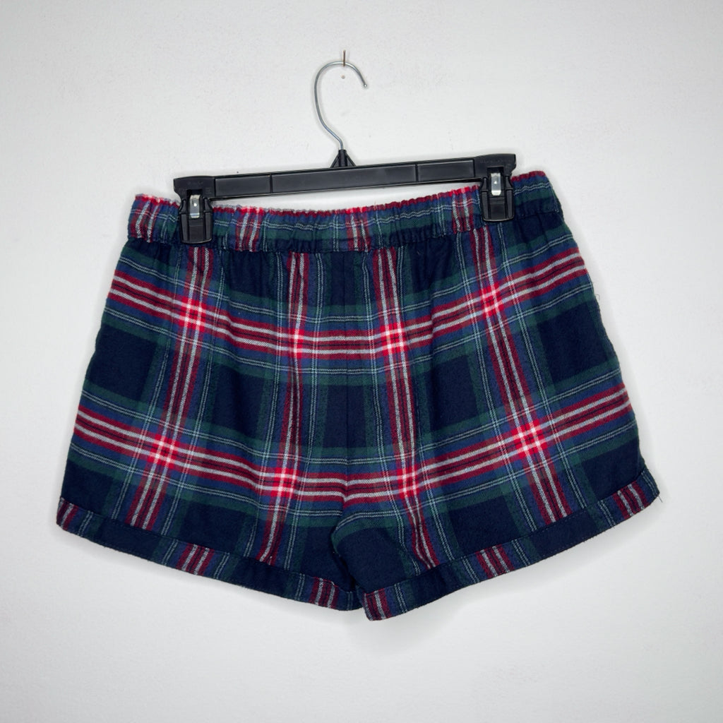 Hollister Plaid Flannel Shorts - Size Medium