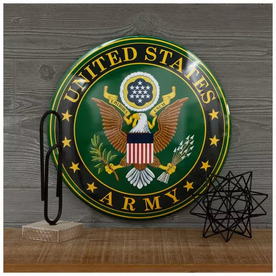 Army Dome Metal Sign