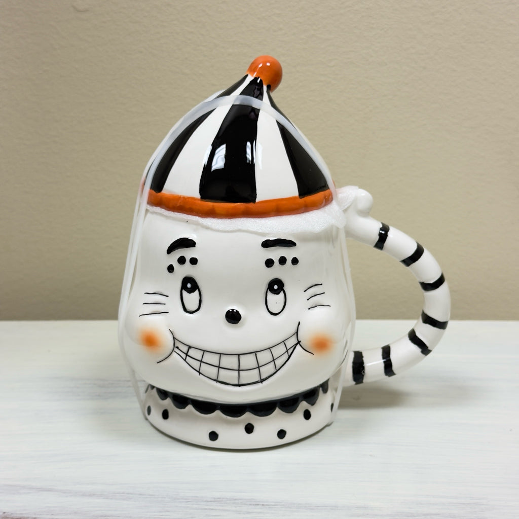 Johanna Parker Inspired Ceramic Ghost Mug w/Lid