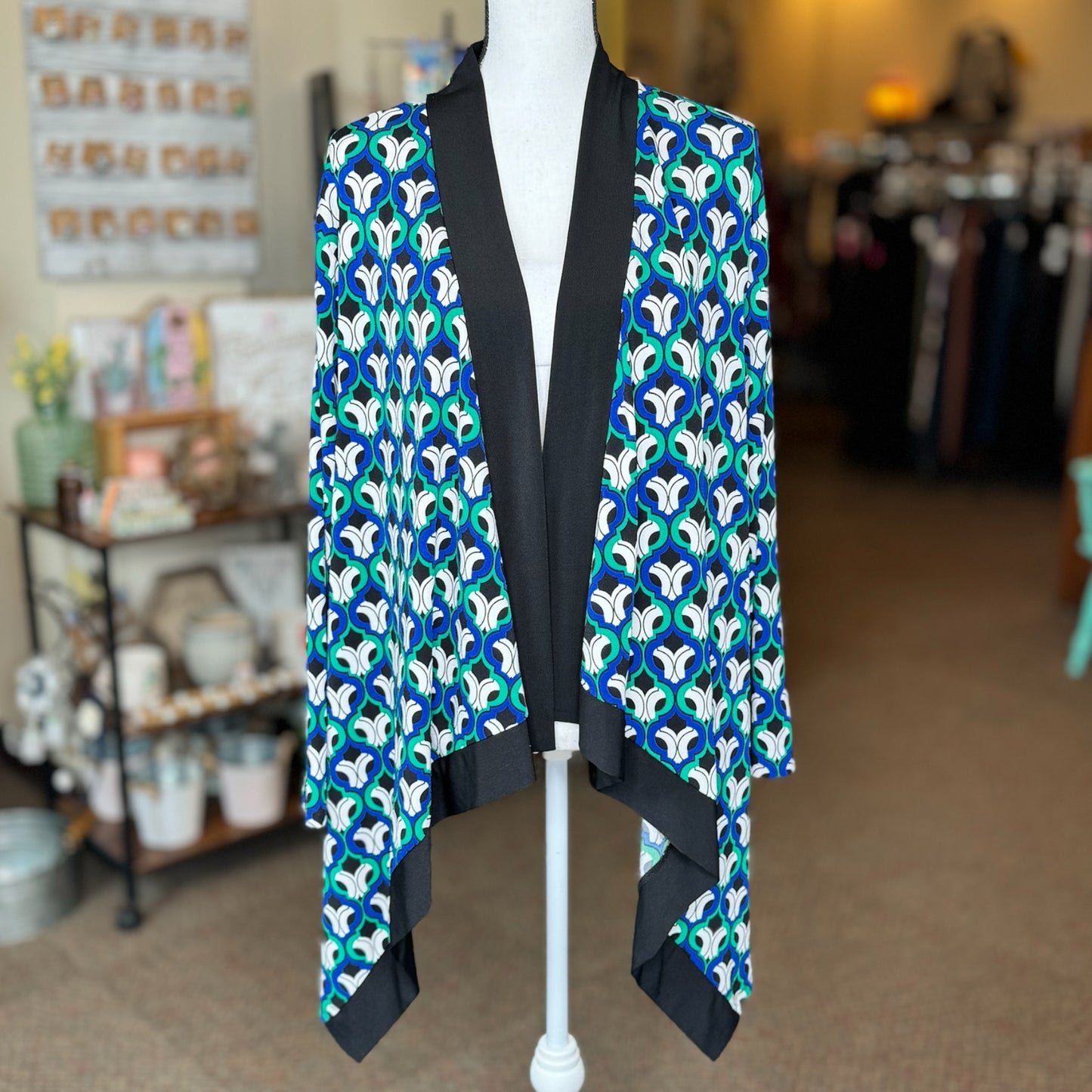 Kasper Cascade Cardigan - Size 3X
