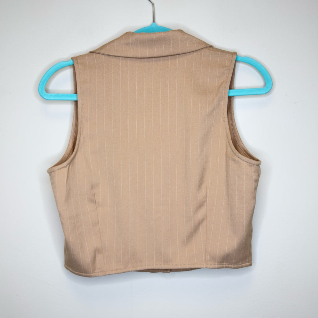 Venus Pinstriped Vest - Size 10