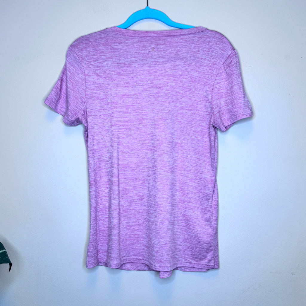 Danskin V-Neck Short Sleeve Tee - Size Medium