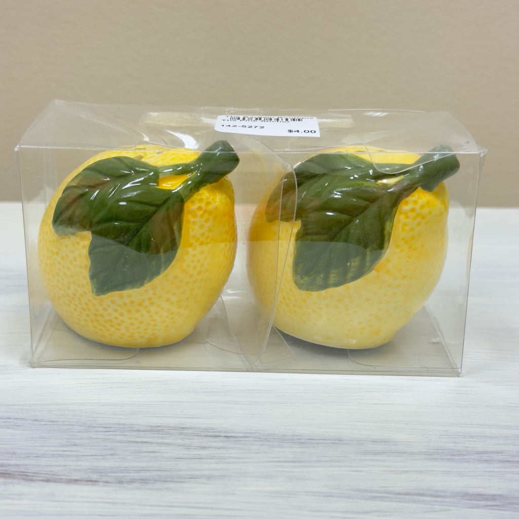 Lemon Salt & Pepper Shakers