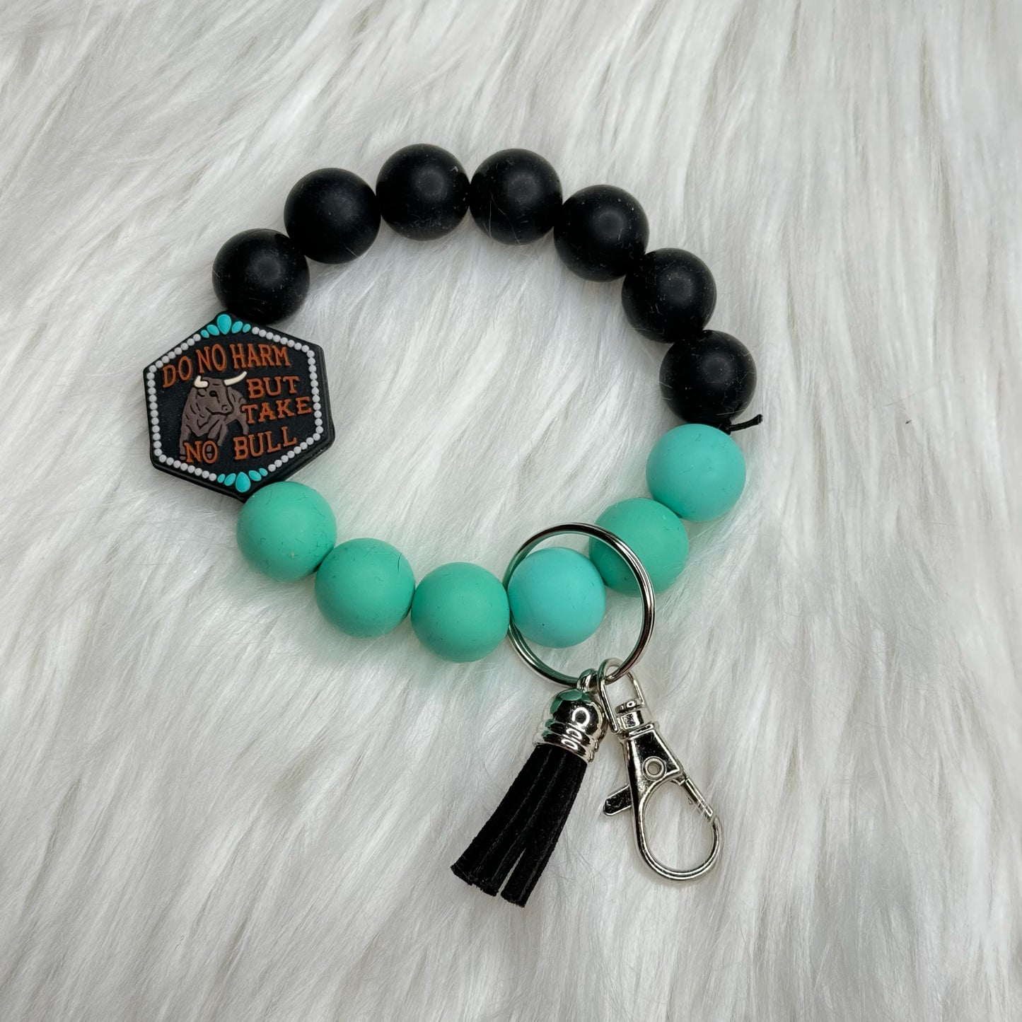 S & L Crafts - Keychain - Do No Harm Take No Bull