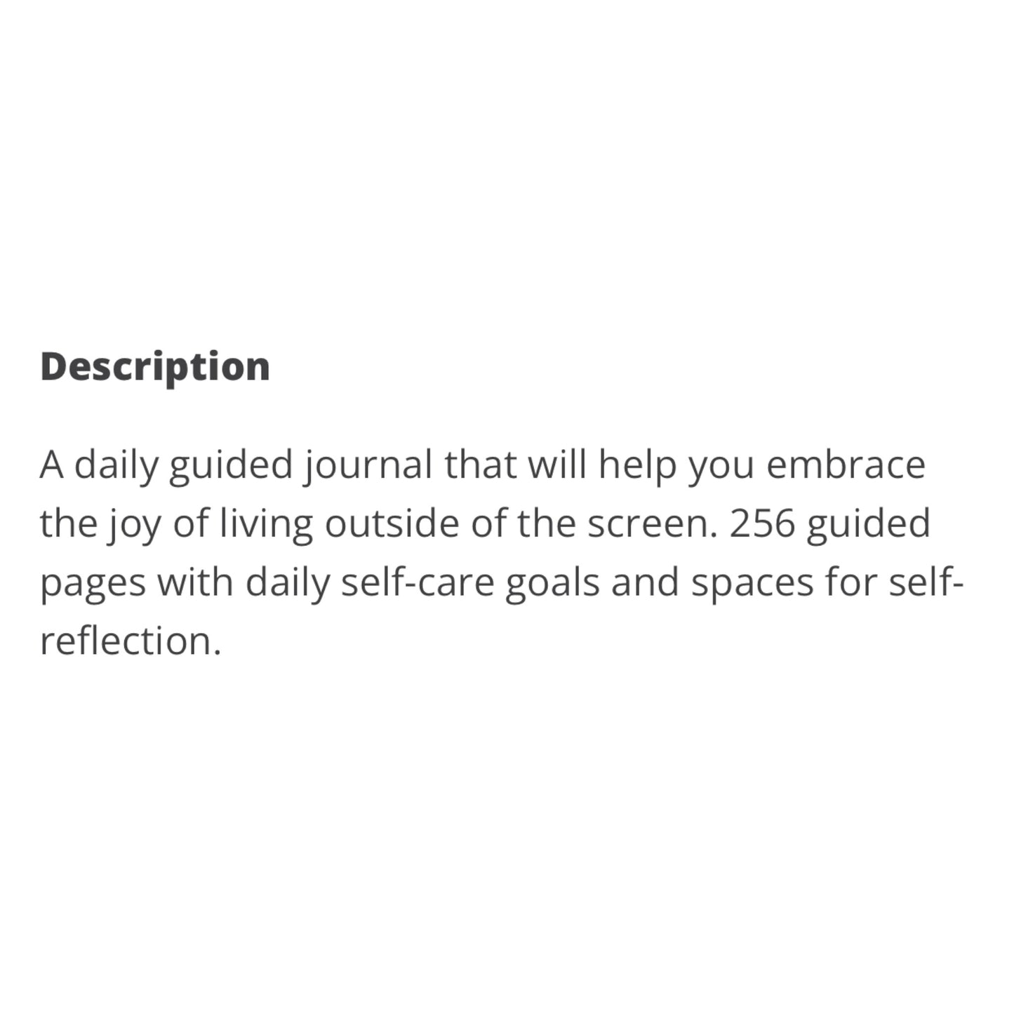 Less Scroll More Soul Guided Journal