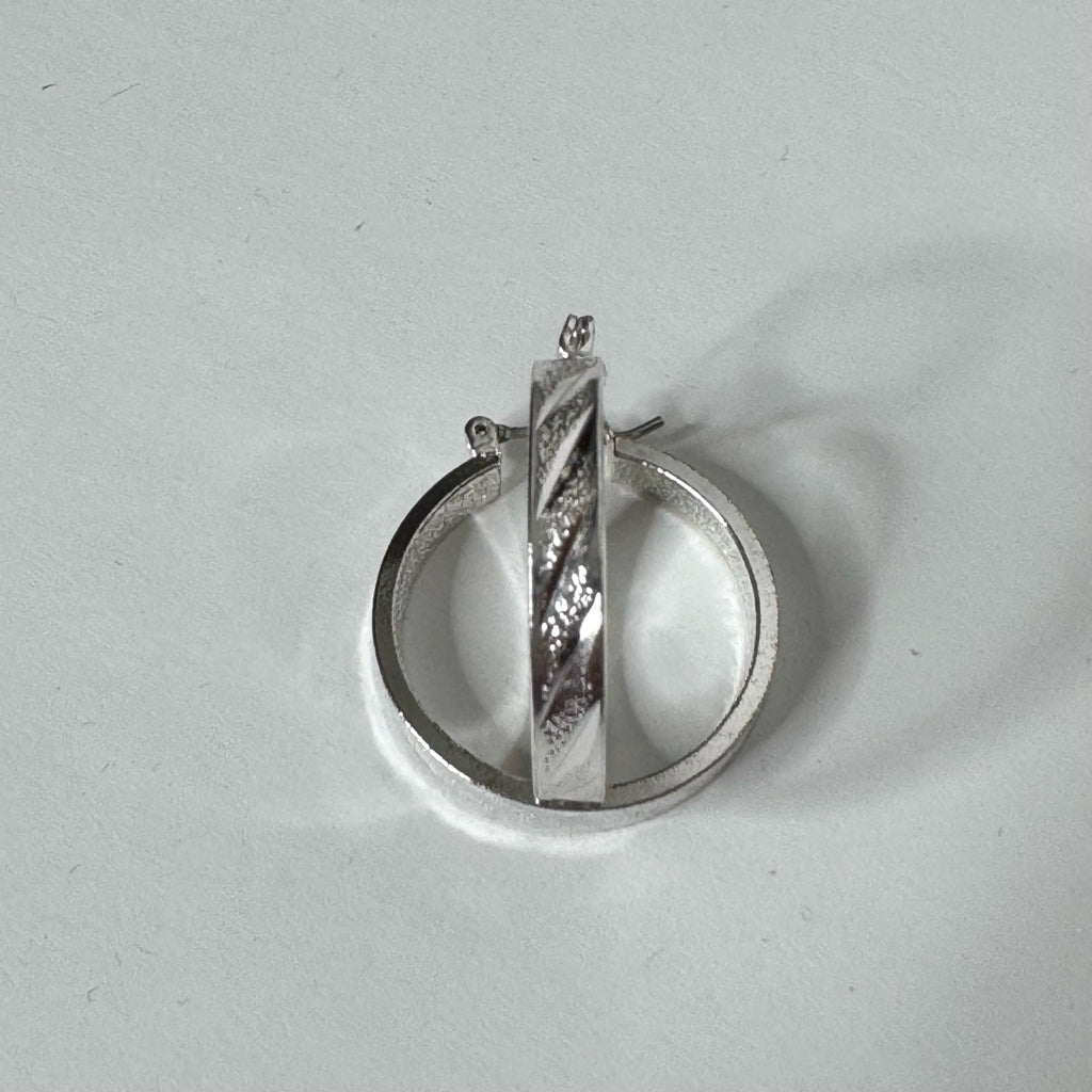 Textured Hoop Earrings