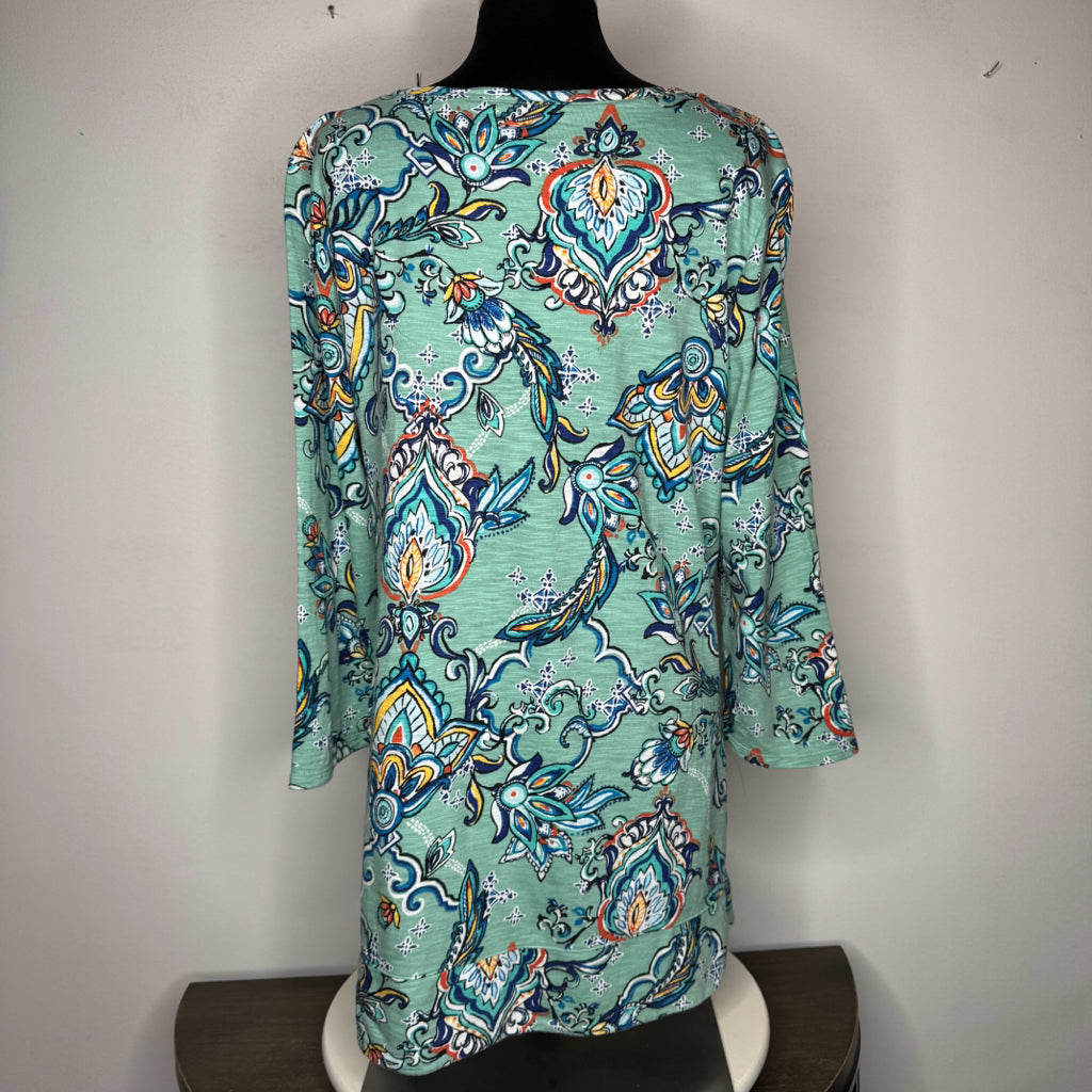 Chico's 3/4 Sleeve Tunic Top - Size Large
